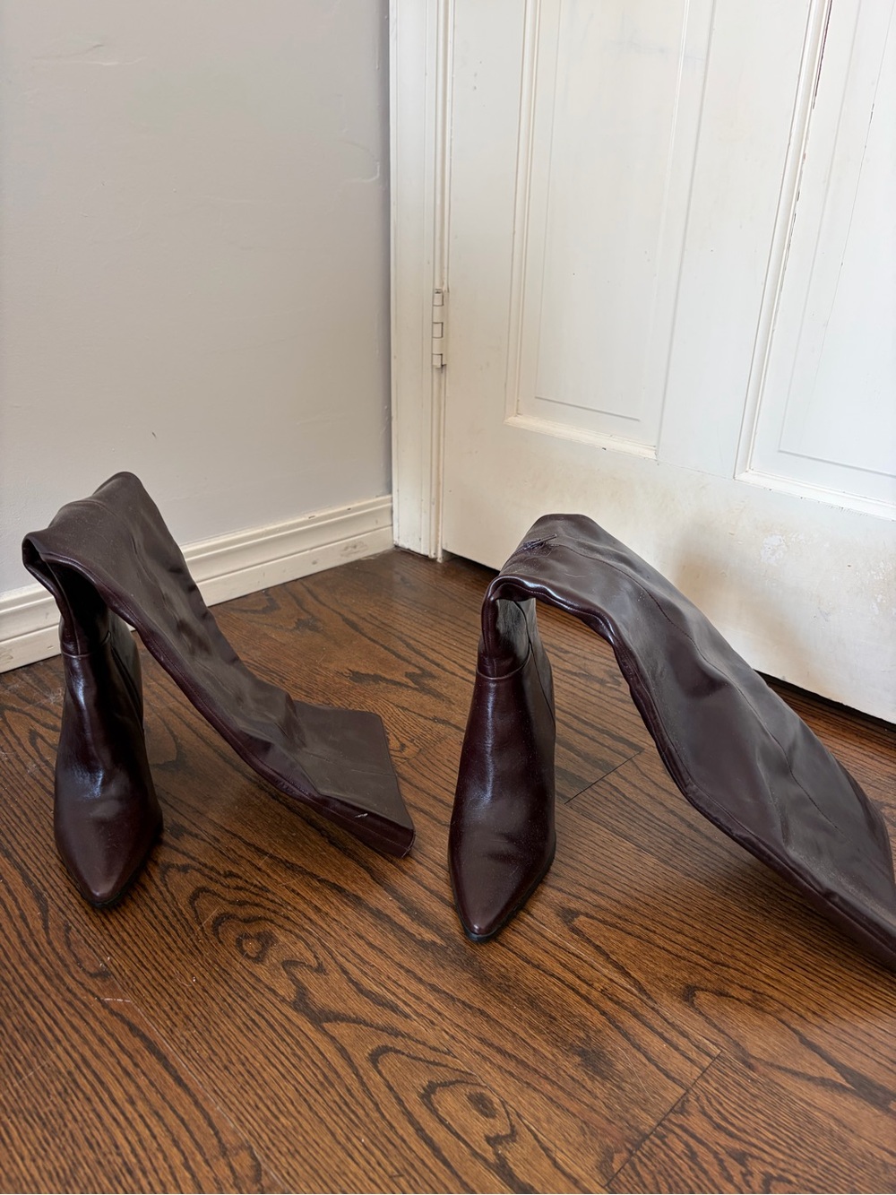 Clarks Women's Over-the-Knee Pointed Toe Boots in Dark Burgundy